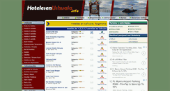 Desktop Screenshot of hotelesenushuaia.info